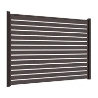 Ламель Tile Ранчо-Родео 180х3000мм матполиэстер Voestalpine 0,50мм RAL 8019 Коричневый