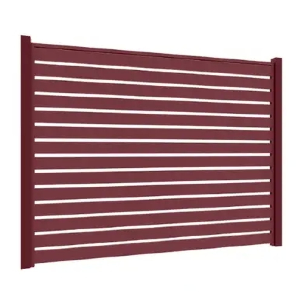 Ламель Tile Ранчо-Родео 240х3000мм матполиэстер Arcelor Nippon 0,40мм RAL 3005 Красный
