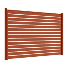 Ламель Tile Ранчо-Родео 240х3000мм полиэстер Arcelor Nippon 0,40мм RAL 8004 Терракота