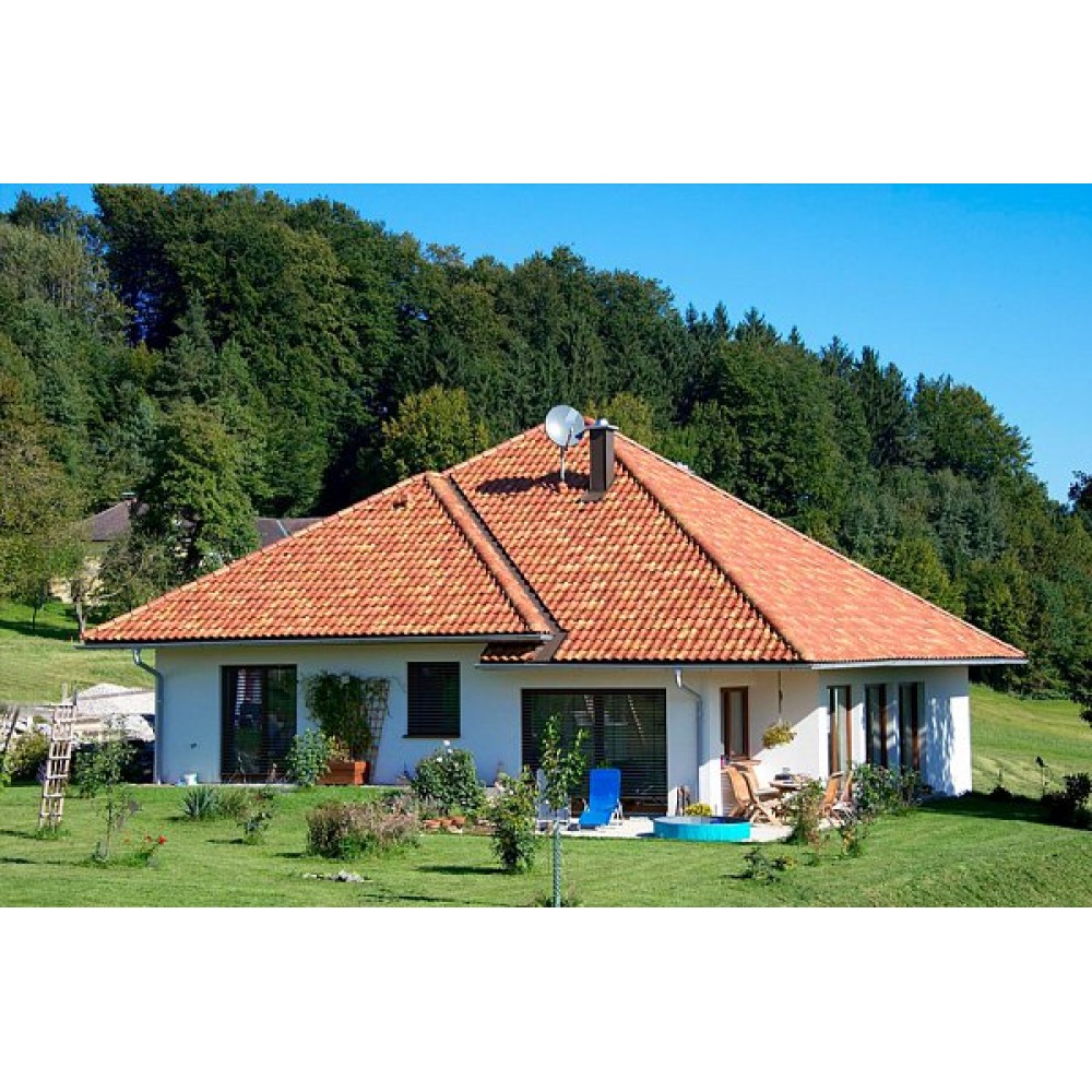 Керамічна черепиця Tondach Mediteran Plus, Зістарений пісочний