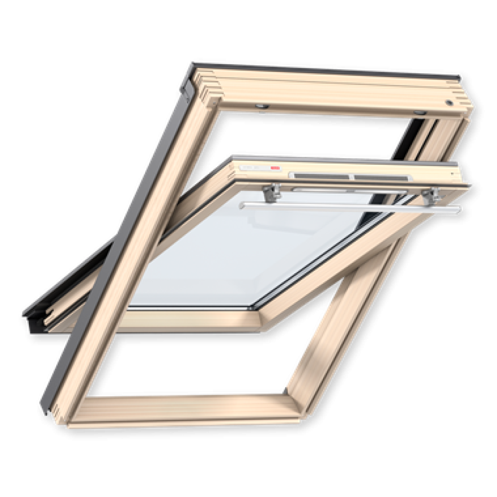 Мансардне вікно Velux, GLR 3073IS MR08, ручка зверху, OPTIMA Комфорт