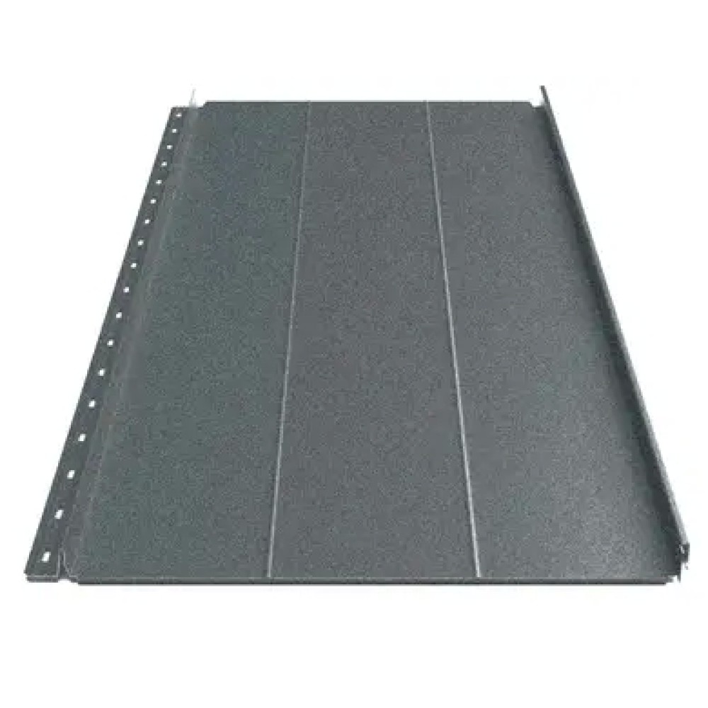 Клікфальц Будсервіс Преміум П2 Relief iceCrystal mat Thyssen krupp 0.50 mm RAL 7016 Графіт