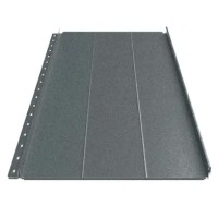 Клікфальц Будсервіс "Преміум" П2 Relief iceCrystal mat Thyssen krupp 0.50 mm RAL 7016 Графіт