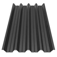 Профнастил Будсервіс Т-57 Quartz Petra Polyurethane mat ARVEDI 0.50 mm RAL 9005 Чорний
