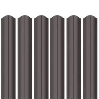 Ламель штахета Parkan Shop Pladur wrinkle mat Thyssen krupp 0,50мм RAL 8019 Коричневий