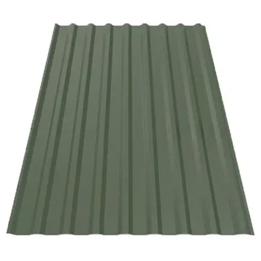 Профнастил Будсервіс Т-18 стін. Quartz Petra Polyurethane mat ARVEDI 0.50 mm RAL 6020 Зелений