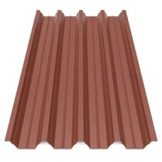 Профнастил Будсервіс Т-57 Quartz Petra Polyurethane mat ARVEDI 0.50 mm RAL 3009 Червоний