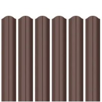 Ламель штахета Parkan Shop Pladur wrinkle mat Thyssen krupp 0,50мм RAL 8017 Коричневий