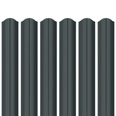Ламель штахета Parkan Shop ультра матполіестер ArcelorMittal (Польща) 0,50мм RAL 7016 Графіт