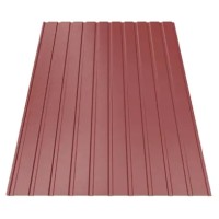 Профнастил Будсервіс Т-07 ультра матполіестер ArcelorMittal (Польща) 0.50 mm RAL 3011 Червоний
