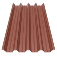 Профнастил Будсервіс Т-57 ультра матполіестер ArcelorMittal (Польща) 0.50 mm RAL 3009 Червоний