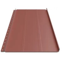 Кликфальц Будсервис "Премиум" П3 Pladur wrinkle mat Thyssen krupp 0.50 mm RAL 3009 Красный