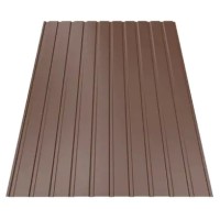Профнастил Будсервіс Т-07 Quartz Petra Polyurethane mat ARVEDI 0.50 mm RAL 8017 Коричневий