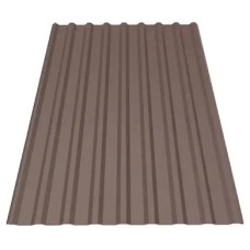 Профнастил Будсервіс Т-18 Pladur wrinkle mat Thyssen krupp 0.50 mm RAL 8017 Коричневий