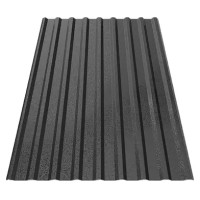 Профнастил Будсервис Т-18 стен. Relief iceCrystal mat Thyssen krupp 0.50 mm RAL 9005 Черный