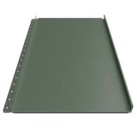 Кликфальц Будсервис "Премиум" Pladur wrinkle mat Thyssen krupp 0.50 mm RAL 6020 Зеленый