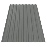Профнастил Будсервіс Т-18 стін. Pladur wrinkle mat Thyssen krupp 0.50 mm RAL 7024 Сірий