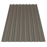 Профнастил Будсервис Т-18 Pladur wrinkle mat Thyssen krupp 0.50 mm RAL 8019 Коричневый