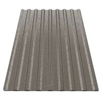 Профнастил Будсервис Т-18 Relief iceCrystal mat Thyssen krupp 0.50 mm RAL 8019 Коричневый