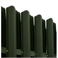 Ламель штакета Damet Parkan полиэстер двухстор. High build U.S.Steel 0,60мм RAL 6020 Зеленый
