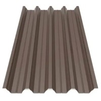 Профнастил Зартмет ПК-57 матполіестер UKR Metal Україна 0.70 mm RAL 8019 Коричневий