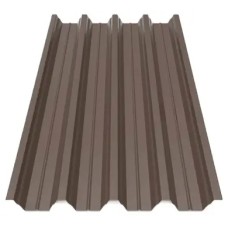 Профнастил Зартмет ПК-57 матполіестер UKR Metal Україна 0.70 mm RAL 8019 Коричневий