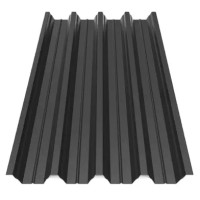 Профнастил Зартмет ПК-57 матполиэстер UKR Metal Украина 0.70 mm RAL 9005 Черный