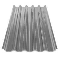 Профнастил Зартмет ПК-35 полиэстер Dongbu Корея 0.45 mm RAL 9006 Металлик