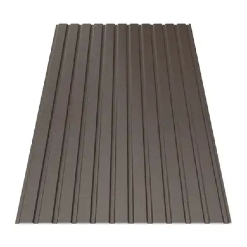Профнастил Зартмет ПС-10/ПК-10 Pural matt Dongbu Корея 0.50 mm RAL 8019 Коричневий