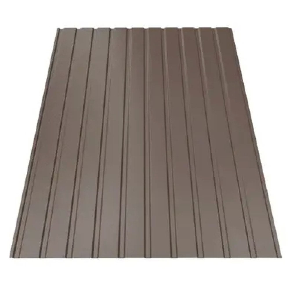 Профнастил Зартмет ПС-7/ПК-7 Pural matt Dongbu Корея 0.45 mm RAL 8019 Коричневий