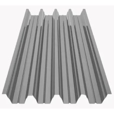Профнастил Зартмет ПК-57 полиэстер Китай 0.45 mm RAL 9006 Металлик