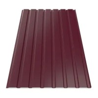 Профнастил Зартмет ПС-15/ПК-15 поліестер UKR Metal Україна 0.45 mm RAL 3005 Червоний