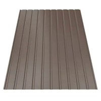 Профнастил Зартмет ПС-7/ПК-7 Pural matt Dongbu Корея 0.50 mm RAL 8019 Коричневий