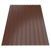 Профнастил Зартмет ПС-7/ПК-7 поліестер Китай 0.45 mm RAL 8017 Коричневий