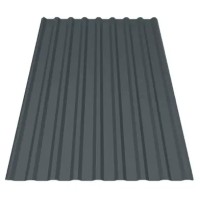 Профнастил Зартмет ПС-20/ПК-20 матполиэстер двухстор. UKR Metal Украина 0.45 mm RAL 7016 Графит