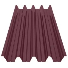 Профнастил Зартмет ПК-57 поліестер Китай 0.45 mm RAL 3005 Червоний