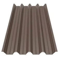 Профнастил Зартмет ПК-57 матполіестер ArcelorMittal Польща 0.50 mm RAL 8019 Коричневий