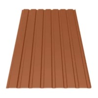 Профнастил Зартмет ПС-15/ПК-15 матполіестер ArcelorMittal Польща 0.50 mm RAL 8004 Теракота