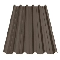Профнастил Зартмет ПК-35 матполіестер ArcelorMittal Польща 0.50 mm RAL 8019 Коричневий