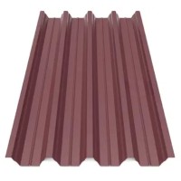 Профнастил Зартмет ПК-57 матполіестер ArcelorMittal Німеччина 0.50 mm RAL 3005 Червоний